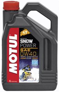 MOTUL SNOWPOWER 4T 0w40 синтетика 4л. (для 4-тактн. снегоход. и ATV) (масло мотор.)